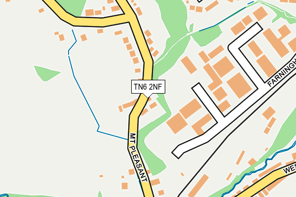 TN6 2NF map - OS OpenMap – Local (Ordnance Survey)