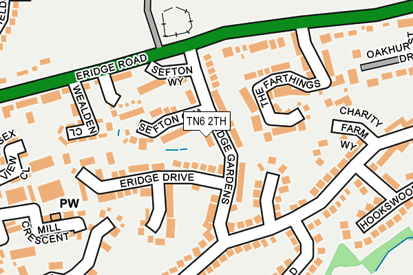 TN6 2TH map - OS OpenMap – Local (Ordnance Survey)