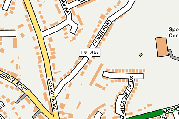 TN6 2UA map - OS OpenMap – Local (Ordnance Survey)