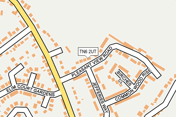 TN6 2UT map - OS OpenMap – Local (Ordnance Survey)