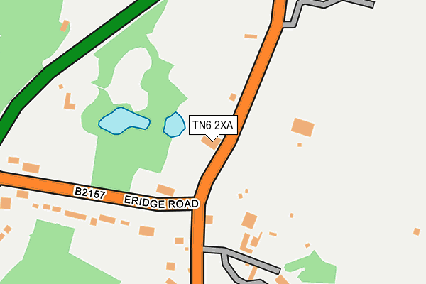 TN6 2XA map - OS OpenMap – Local (Ordnance Survey)