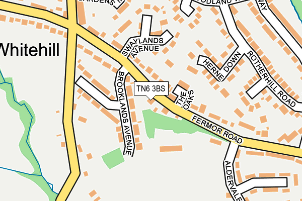 TN6 3BS map - OS OpenMap – Local (Ordnance Survey)