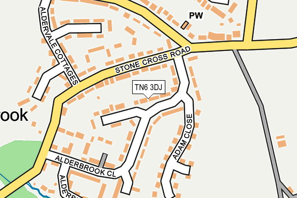 TN6 3DJ map - OS OpenMap – Local (Ordnance Survey)