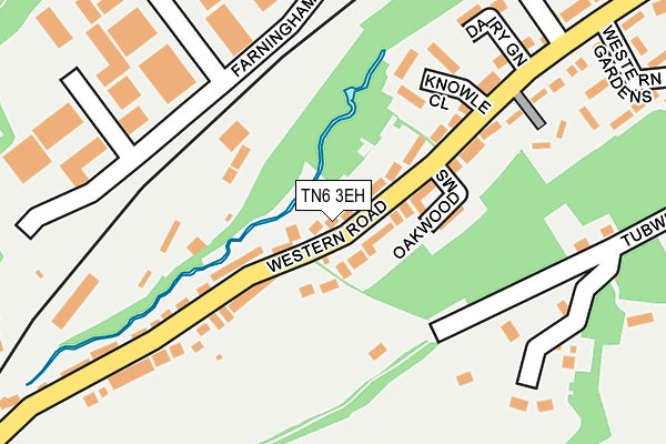 TN6 3EH map - OS OpenMap – Local (Ordnance Survey)