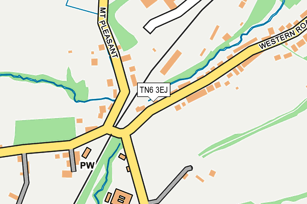 TN6 3EJ map - OS OpenMap – Local (Ordnance Survey)