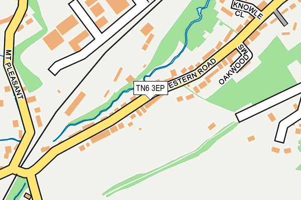TN6 3EP map - OS OpenMap – Local (Ordnance Survey)