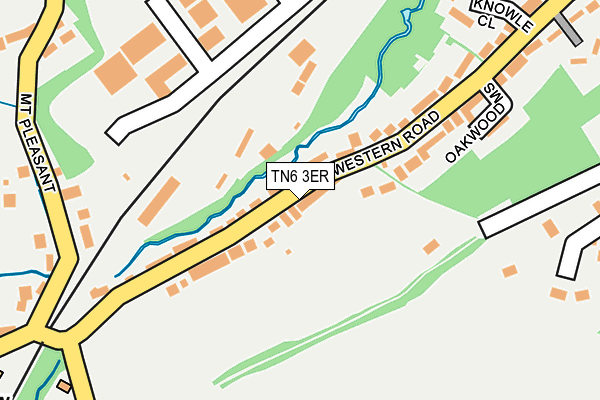 TN6 3ER map - OS OpenMap – Local (Ordnance Survey)