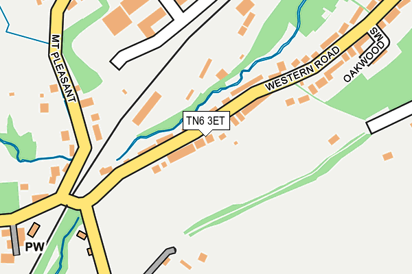 TN6 3ET map - OS OpenMap – Local (Ordnance Survey)