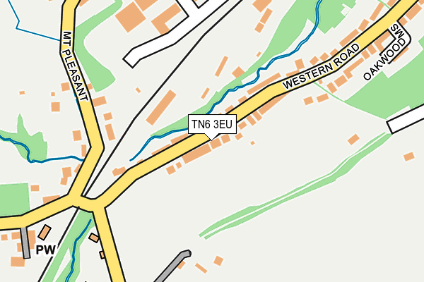 TN6 3EU map - OS OpenMap – Local (Ordnance Survey)