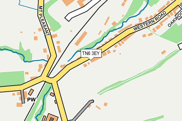 TN6 3EY map - OS OpenMap – Local (Ordnance Survey)