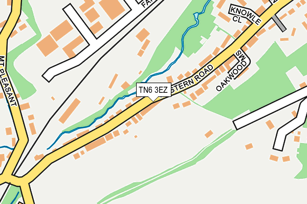 TN6 3EZ map - OS OpenMap – Local (Ordnance Survey)