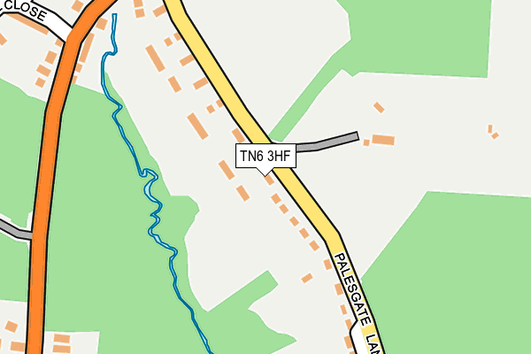 TN6 3HF map - OS OpenMap – Local (Ordnance Survey)