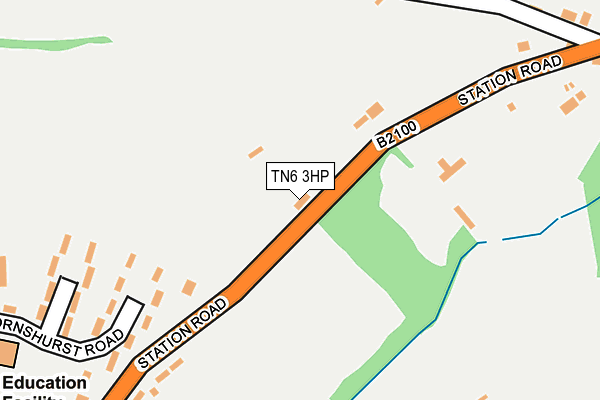 TN6 3HP map - OS OpenMap – Local (Ordnance Survey)