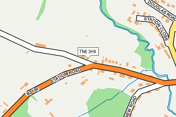 TN6 3HX map - OS OpenMap – Local (Ordnance Survey)