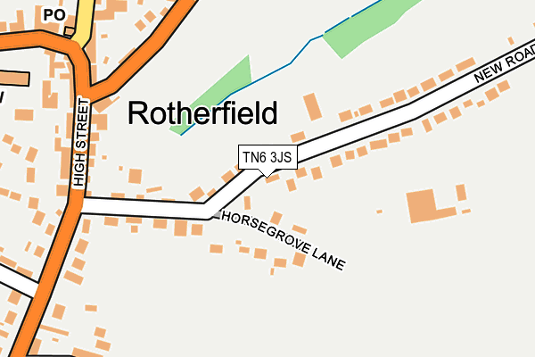 TN6 3JS map - OS OpenMap – Local (Ordnance Survey)