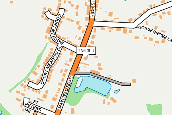 TN6 3LU map - OS OpenMap – Local (Ordnance Survey)