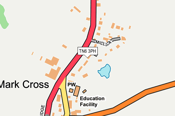 TN6 3PH map - OS OpenMap – Local (Ordnance Survey)