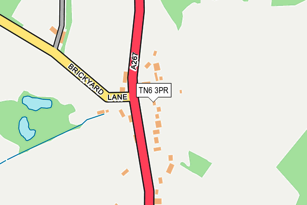 TN6 3PR map - OS OpenMap – Local (Ordnance Survey)