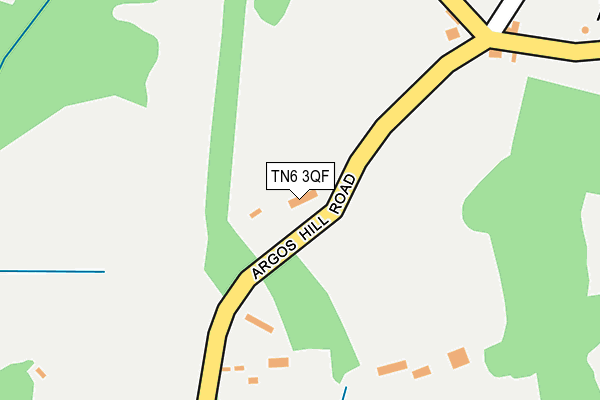 TN6 3QF map - OS OpenMap – Local (Ordnance Survey)