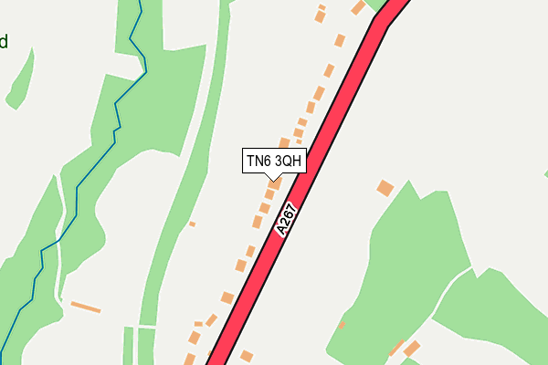 TN6 3QH map - OS OpenMap – Local (Ordnance Survey)