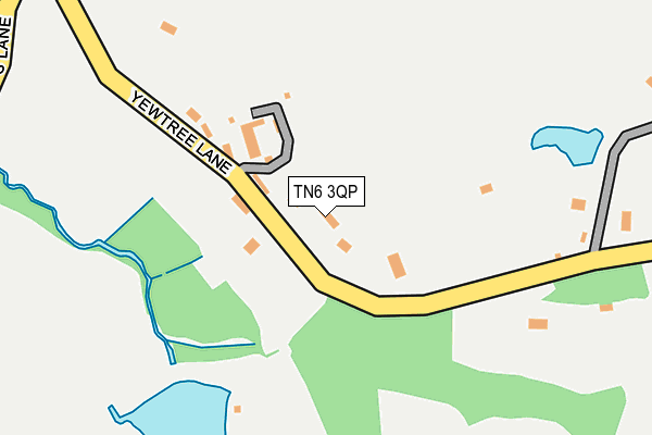 TN6 3QP map - OS OpenMap – Local (Ordnance Survey)