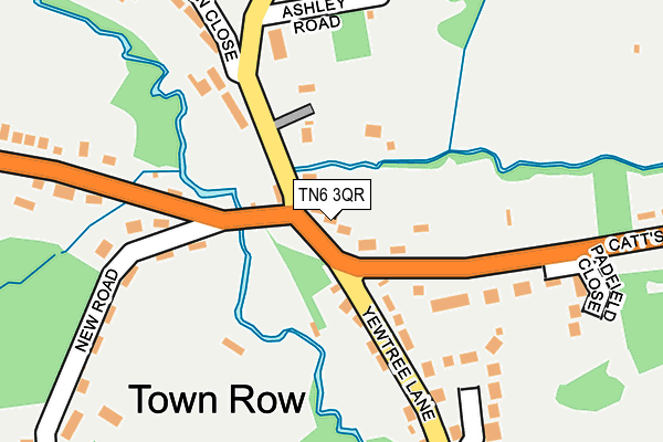 TN6 3QR map - OS OpenMap – Local (Ordnance Survey)