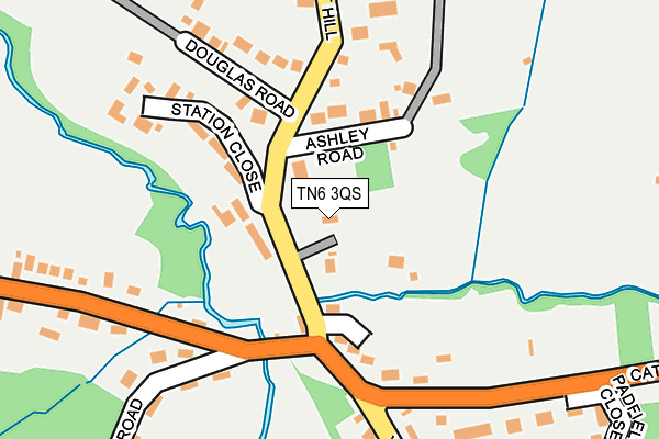 TN6 3QS map - OS OpenMap – Local (Ordnance Survey)