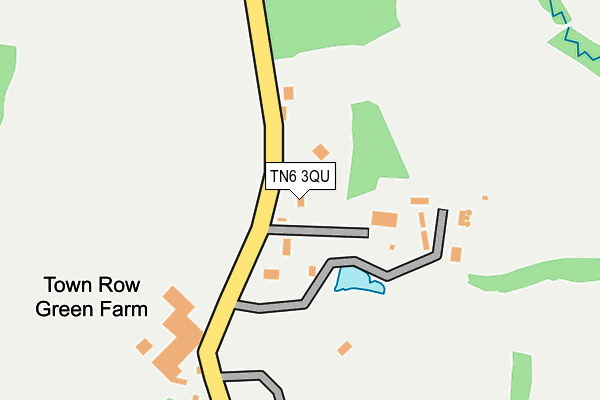 TN6 3QU map - OS OpenMap – Local (Ordnance Survey)