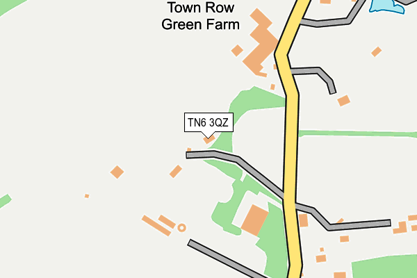 TN6 3QZ map - OS OpenMap – Local (Ordnance Survey)