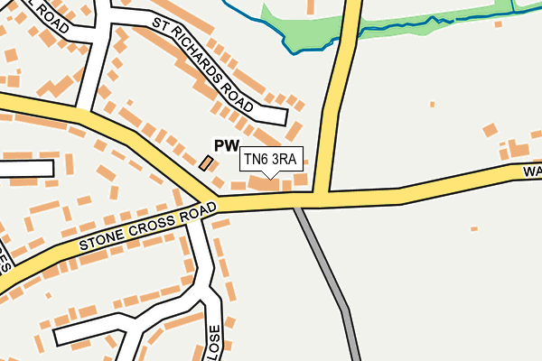 TN6 3RA map - OS OpenMap – Local (Ordnance Survey)