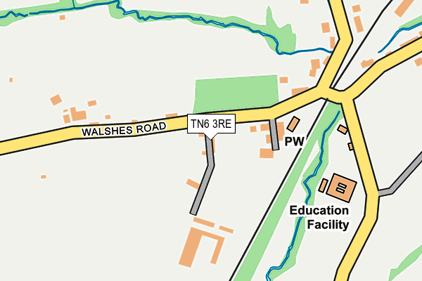 TN6 3RE map - OS OpenMap – Local (Ordnance Survey)