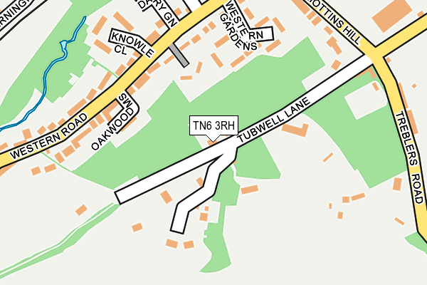 TN6 3RH map - OS OpenMap – Local (Ordnance Survey)