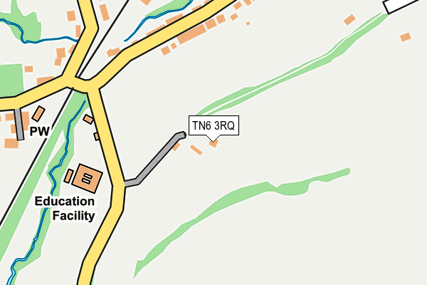 TN6 3RQ map - OS OpenMap – Local (Ordnance Survey)