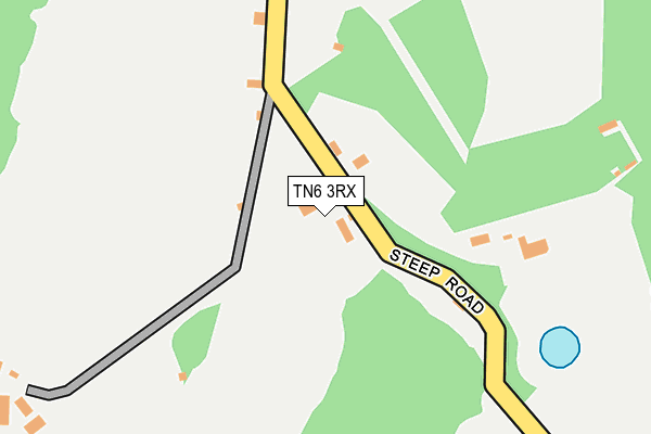 TN6 3RX map - OS OpenMap – Local (Ordnance Survey)