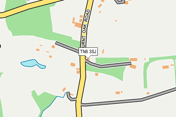 TN6 3SJ map - OS OpenMap – Local (Ordnance Survey)