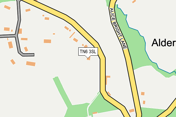 TN6 3SL map - OS OpenMap – Local (Ordnance Survey)