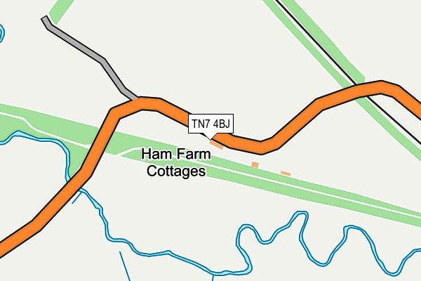 TN7 4BJ map - OS OpenMap – Local (Ordnance Survey)