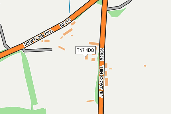TN7 4DQ map - OS OpenMap – Local (Ordnance Survey)