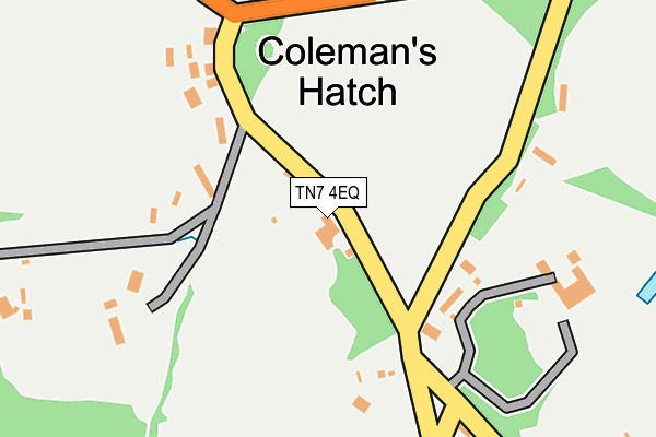 TN7 4EQ map - OS OpenMap – Local (Ordnance Survey)