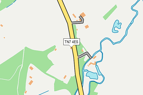 TN7 4ES map - OS OpenMap – Local (Ordnance Survey)