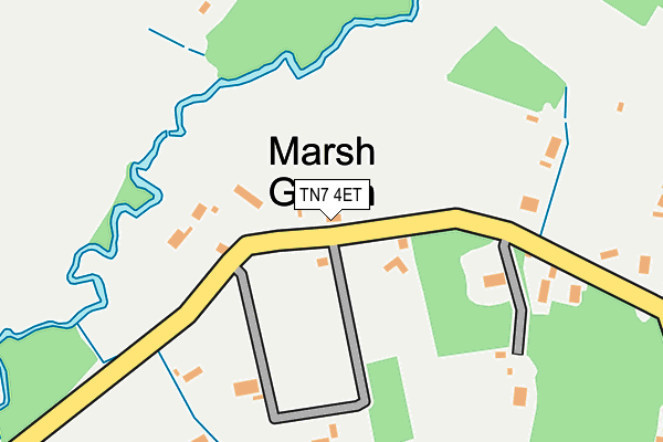 TN7 4ET map - OS OpenMap – Local (Ordnance Survey)