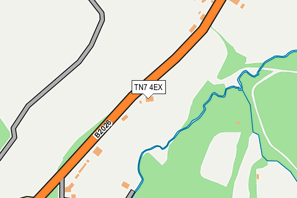 TN7 4EX map - OS OpenMap – Local (Ordnance Survey)