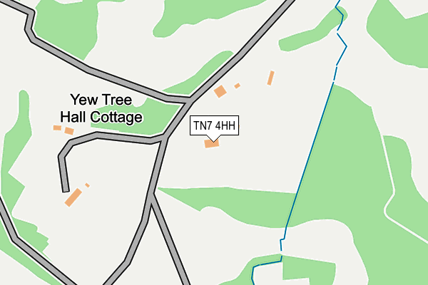 TN7 4HH map - OS OpenMap – Local (Ordnance Survey)