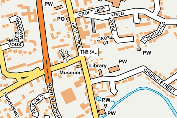 Map of EDEN SPORTS CLINIC LIMITED at local scale