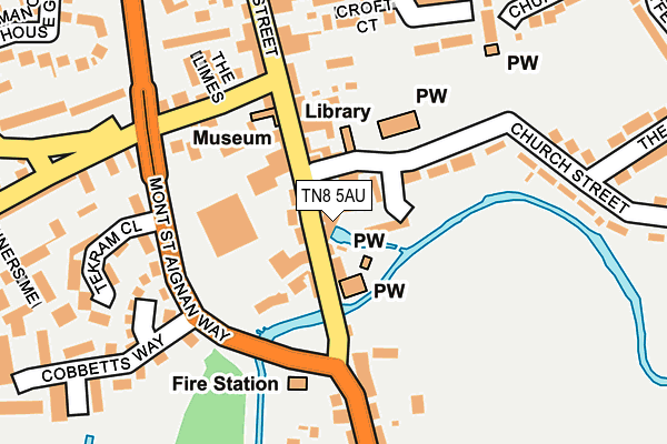 Map of LEGRYS EDENBRIDGE LTD at local scale