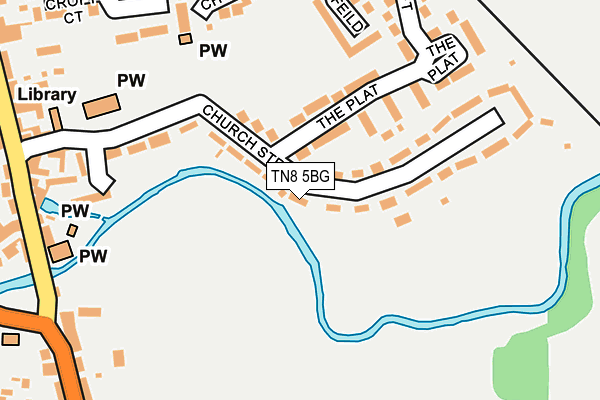 TN8 5BG map - OS OpenMap – Local (Ordnance Survey)