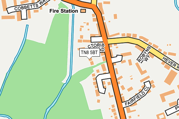 TN8 5BT map - OS OpenMap – Local (Ordnance Survey)