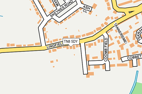 TN8 5DY map - OS OpenMap – Local (Ordnance Survey)