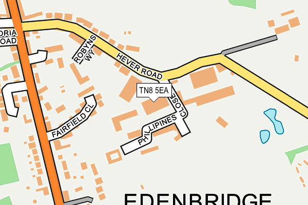 TN8 5EA map - OS OpenMap – Local (Ordnance Survey)