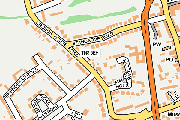 TN8 5EH map - OS OpenMap – Local (Ordnance Survey)